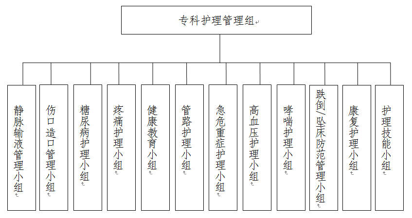 济宁市第一人民医院专科护理管理组织